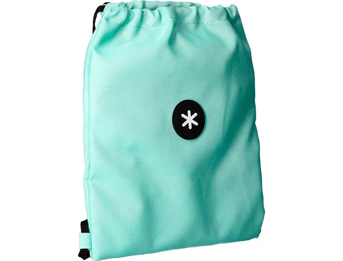 Antartik Mochila Saco Plano con Bolsillo Interior con Cremallera, Verde Menta, 350x400 mm Antartik Mochila Saco Plano con Bolsillo Interior con Cremallera, Verde Menta, 350x400 mm