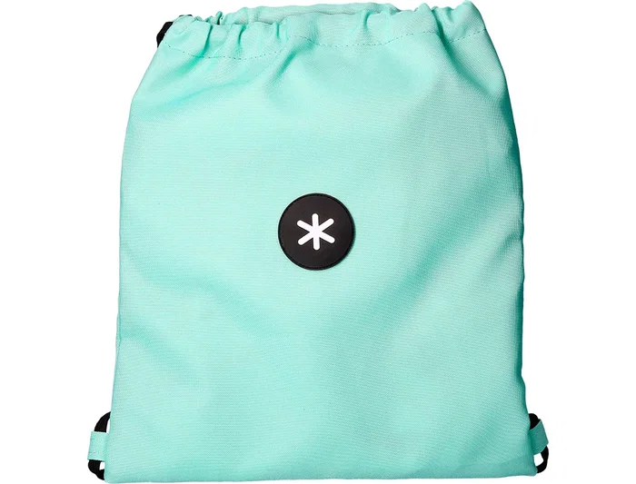 Antartik Mochila Saco Plano con Bolsillo Interior con Cremallera, Verde Menta, 350x400 mm Antartik Mochila Saco Plano con Bolsillo Interior con Cremallera, Verde Menta, 350x400 mm