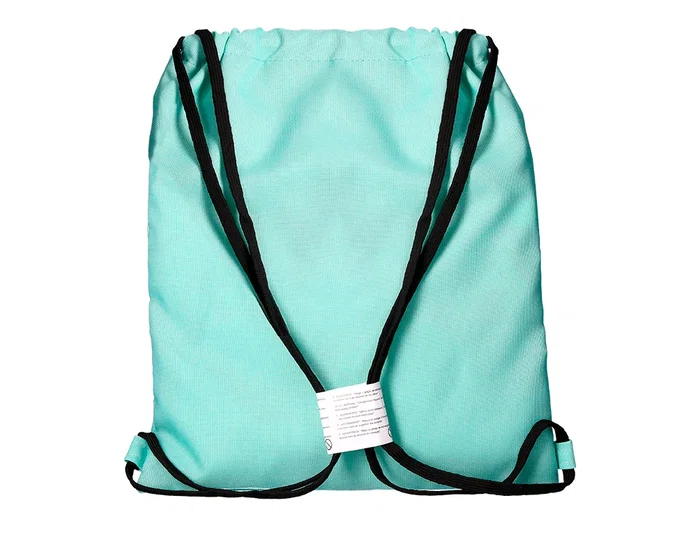 Antartik Mochila Saco Plano con Bolsillo Interior con Cremallera, Verde Menta, 350x400 mm Antartik Mochila Saco Plano con Bolsillo Interior con Cremallera, Verde Menta, 350x400 mm