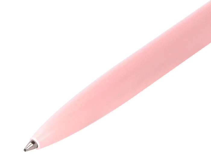 Belius Rocket B Bolígrafo Minimalista Rosa, Tinta Azul, Punta 0,8 mm, Caja Cilíndrica