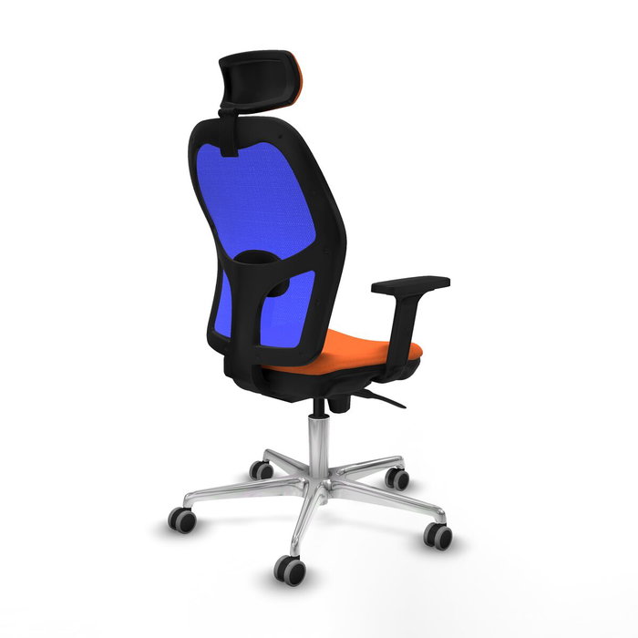 PIQUERAS Y CRESPO Silla de oficina Jorquera Naranja y Azul PIQUERAS Y CRESPO Silla de oficina Jorquera Naranja y Azul