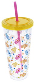 Thumbs Up Osos Amorosos Vaso con Paja 350 ml