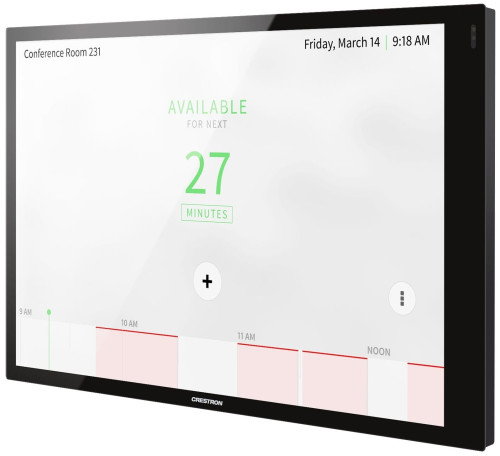 Crestron Pantalla Táctil de Pared 10.1" Negra TSW-1070-B-S