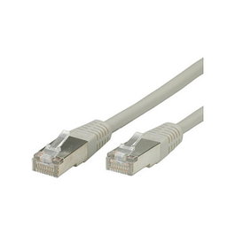 VALUE VALUE 21.99.0810 Patchkabel Cat.6 Class E S/FTP PiMF Gris 10 m, Cat6 S/FTP (S-STP), RJ-45 Macho
