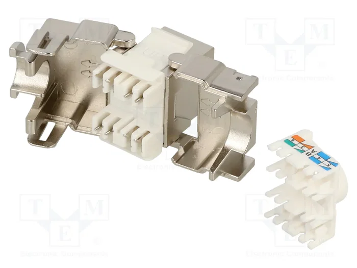 GOOBAY Módulo RJ45 Keystone Cat 6a apantallado