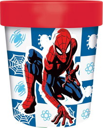 Marvel Vaso Spiderman CZ11303 Bicolor Antideslizante Infantil Plástico 260 mL