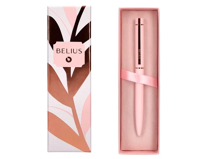 Belius Bolígrafo Rose Rosa/oro rosa con tinta azul