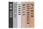 DKD Home Decor Caja Libro Basicos Multicolor Carton 26.5 x 17 x 4.2 cm (6 Unidades)