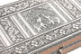DKD Home Decor Joyero con Elefante Plateado Gris (2 Unidades)