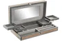 DKD Home Decor Joyero con Elefante Plateado Gris (2 Unidades)