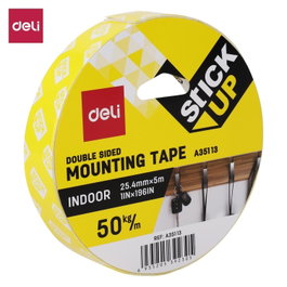 Deli Cinta de montaje de doble cara de espuma Stick Up 24,5 mm x 5 m