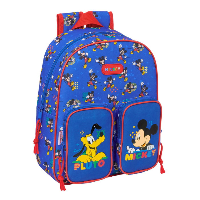 Mochila Escolar Mickey Mouse Clubhouse Today Azul 28 x 34 x 10 cm Mochila Escolar Mickey Mouse Clubhouse Today Azul 28 x 34 x 10 cm