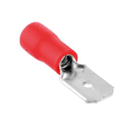 GSC Evolution Bolsa de 50u Terminales Enchufables Macho Plano Rojo 6,35/1,5mm