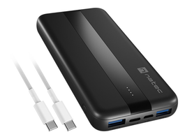 Natec powerbank trevi slim q v2 10000mah 2x usb-a npb-2294