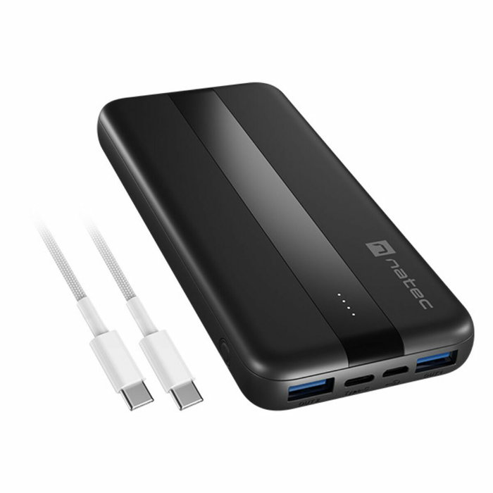 Natec Trevi Slim Q V2 10000 mAh Negro