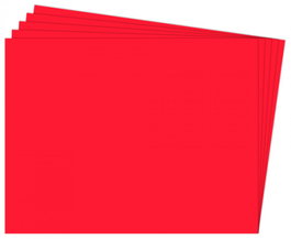 FIXO Paquete de 25 Cartulinas Rojas 50x65 cm 180g