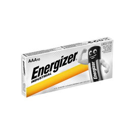 Energizer Pilas Alcalinas Industriales LR03 AAA 1.5V Caja de 10 Unidades