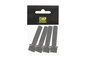 OMP Juego de 4 Tornillos M14X1.5 Plano Largo 48mm Llave 17 Negro DIN 10.9