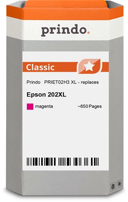 Prindo Cartucho de tinta magenta PRIET02H3 Classic XL Prindo Cartucho de tinta magenta PRIET02H3 Classic XL