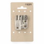 Edm Cierre condenable derecha de acero inoxidable 45 x 45 mm