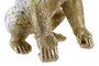 DKD Home Decor Figura de Gorila Dorado en Resina