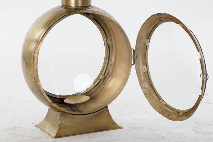 DKD Home Decor Farola Dorado Metal y Cristal 20 x 56 x 37 cm