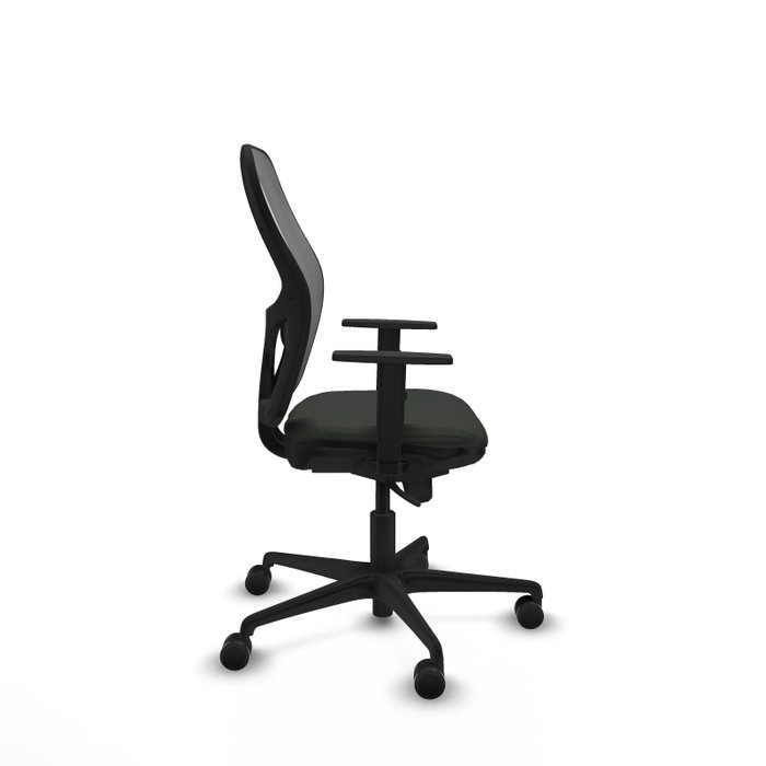 PIQUERAS Y CRESPO Silla de oficina Jorquera con mecanismo Sincro, Negro y Gris