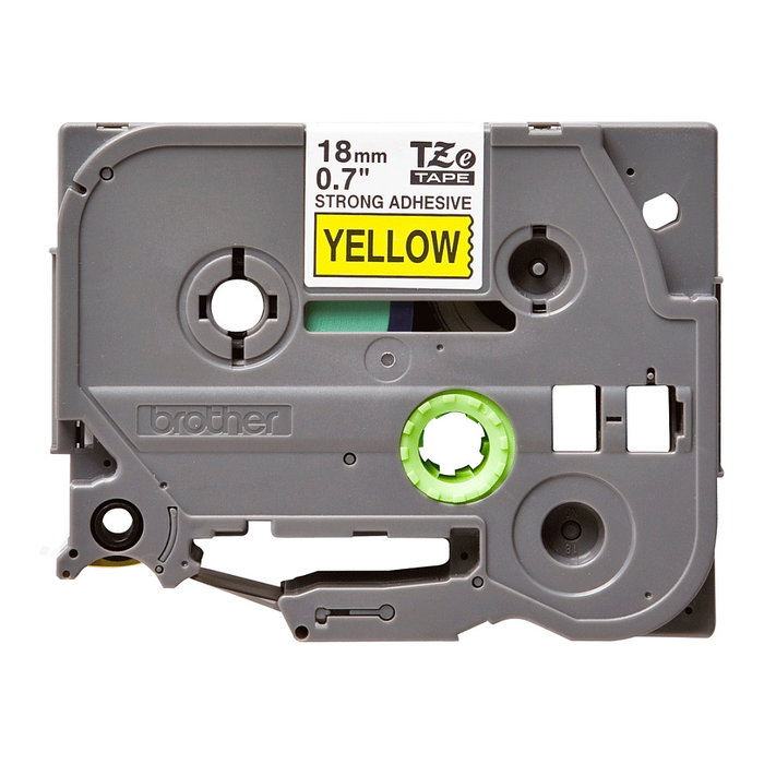 Brother TZe-S641 Cinta laminada súper adhesiva 18mm Amarillo/Negro