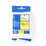 Brother TZe-S641 Cinta laminada súper adhesiva 18mm Amarillo/Negro