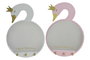 DKD Home Decor Espejo de Madera con Perchero Colección Swan, Pack de 2