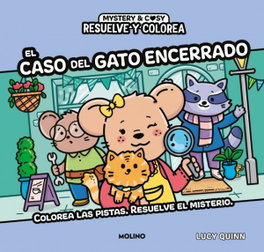 Resuelve y colorea - El caso del gato encerrado, Lucy Quinn - RBA MOLINO