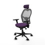 PIQUERAS Y CRESPO Silla de oficina Jorquera Morado/Gris