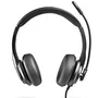 NGS VOX605 Auriculares USB con micrófono, negros