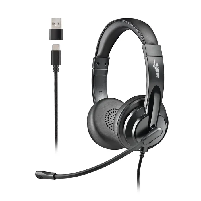 Auriculares ngs vox605 usb con micrÓfono usb negros