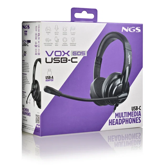 NGS VOX605 USB-C Negro NGS VOX605 USB-C Negro