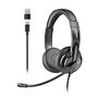 Auriculares NGS VOX605USBC Negro