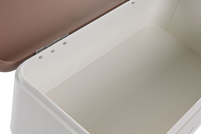 DKD Home Decor Panera Scandi Beige Rosa Oscuro Metal 42 x 25 x 16.7 cm (2 Unidades)