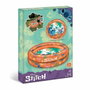 Unice Piscina hinchable Stitch 2 aros 100 cm diámetro