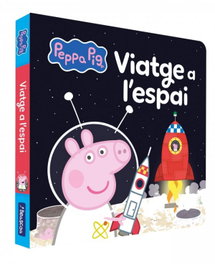 Peppa Pig. Llibre de cartró - Viatge a l'espai, Hasbro - BEASCOA
