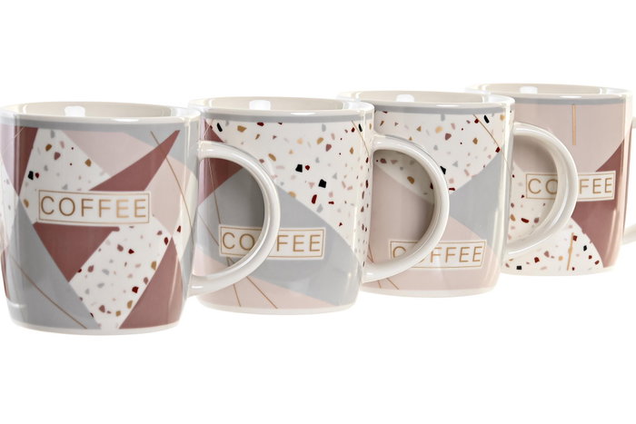 DKD Home Decor Mug Rosa Fucsia Porcelana 8.3 x 9.5 x 11.5 cm 365ml (12 Unidades) DKD Home Decor Mug Rosa Fucsia Porcelana 8.3 x 9.5 x 11.5 cm 365ml (12 Unidades)