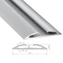 Aluminio Perfil Tipo RETO 2,02M Lacado Blanco