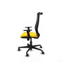 PIQUERAS Y CRESPO Silla de oficina Mardos Amarillo y Negro