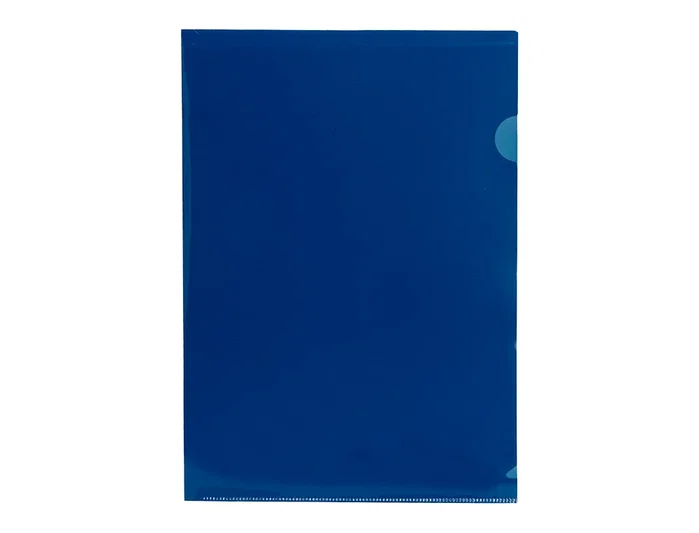 Liderpapel Carpeta Dossier Uñero 44002 Polipropileno DIN A4 Azul Capacidad 20 Hojas