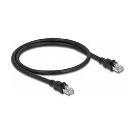 DeLOCK Cable de red RJ45 Cat.6A F/UTP con funda metálica interna, 0,5 m