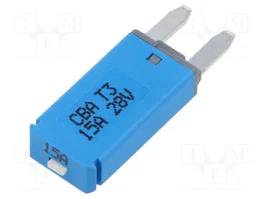 ESKA Fusible Térmico de Coche 15A 28VDC Azul