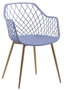 DKD Home Decor Silla Shenglong 5 Azul Celeste