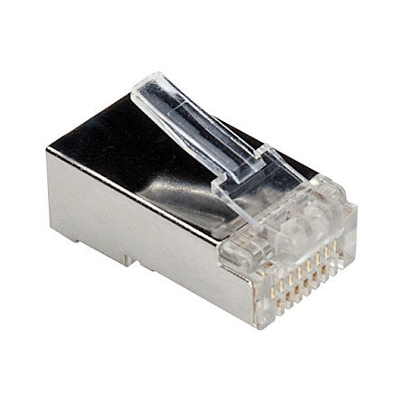 ROLINE Pack de 10 conectores modulares blindados Cat.6 Class E con blindaje ROLINE Pack de 10 conectores modulares blindados Cat.6 Class E con blindaje