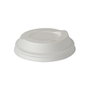 PAPSTAR Tapas para Vasos de Café Desechables 8 cm, Blanco