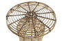DKD Home Decor Mesita Auxiliar Balines Ratan Natural 48x48x45 cm
