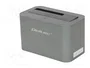 QOLTEC Estación de acoplamiento USB 3.0 Gris Plata